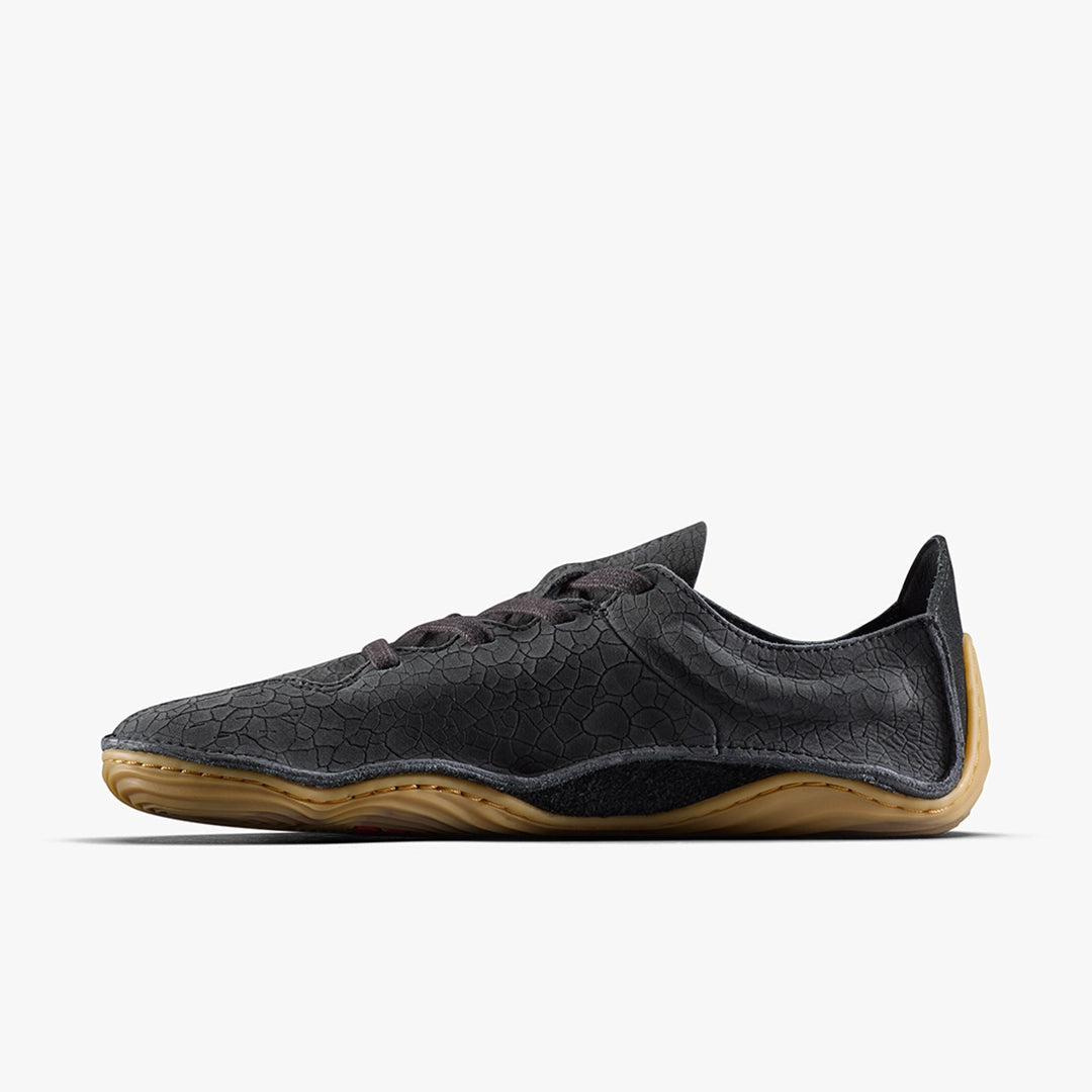 SENSUS WOMENS OBSIDIAN CRACKED LEATHER - Vivobarefoot