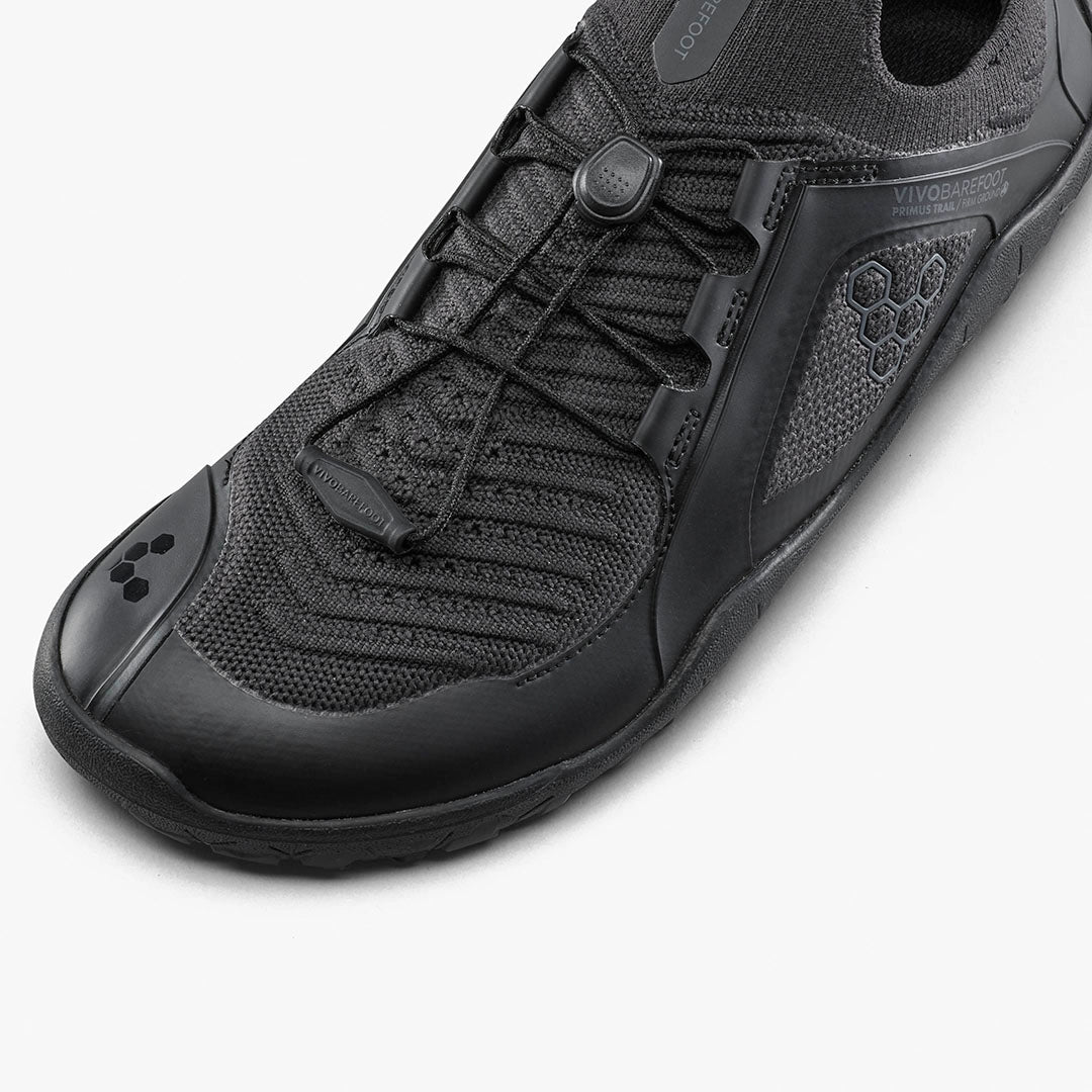PRIMUS TRAIL KNIT FG MENS OBSIDIAN/ OBSIDIAN - Vivobarefoot