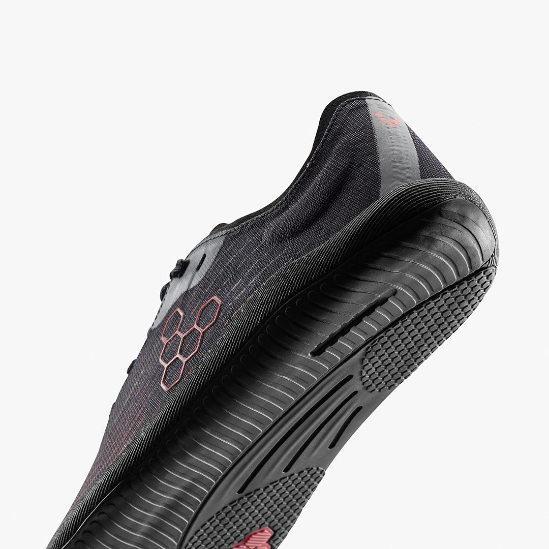 PRIMUS FLOW WOMENS OBSIDIAN/CHERRY TOMATO - Vivobarefoot
