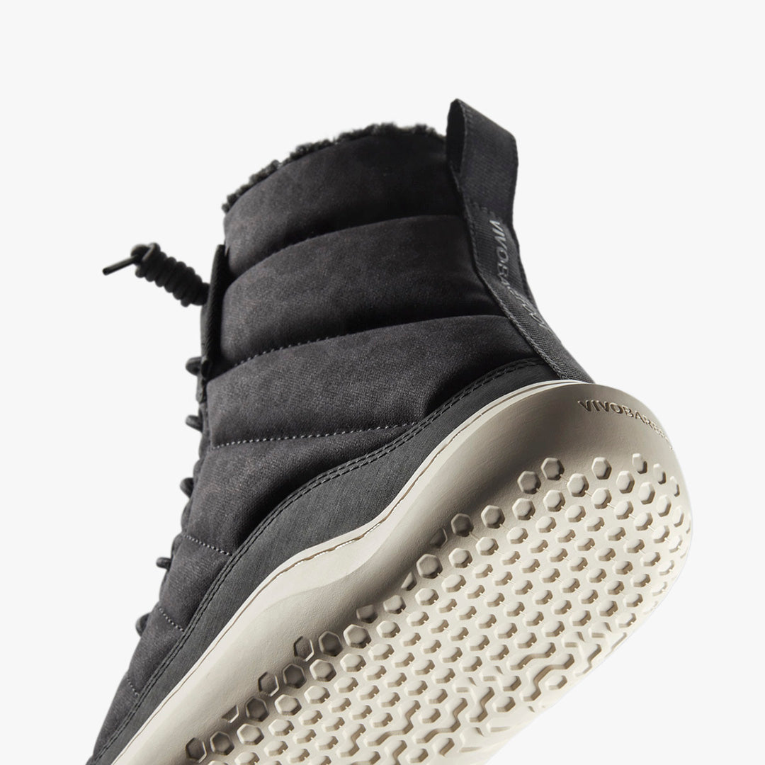 GOBI HIBER WOMENS BLACK LEOPARD - Vivobarefoot