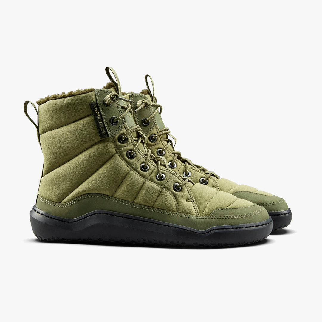 GOBI HIBER WOMENS OLIVE GREEN - Vivobarefoot