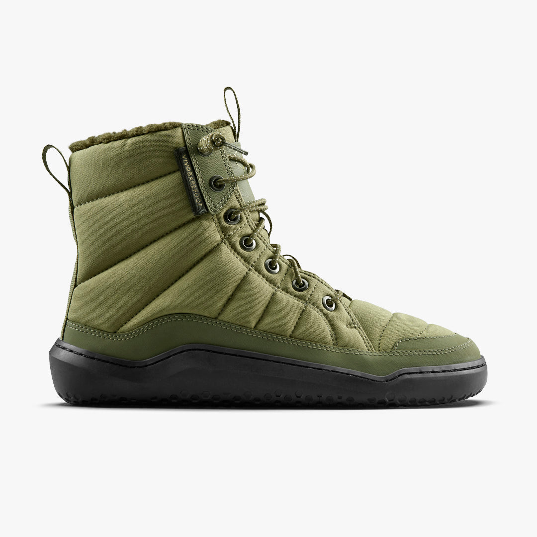 GOBI HIBER WOMENS OLIVE GREEN - Vivobarefoot