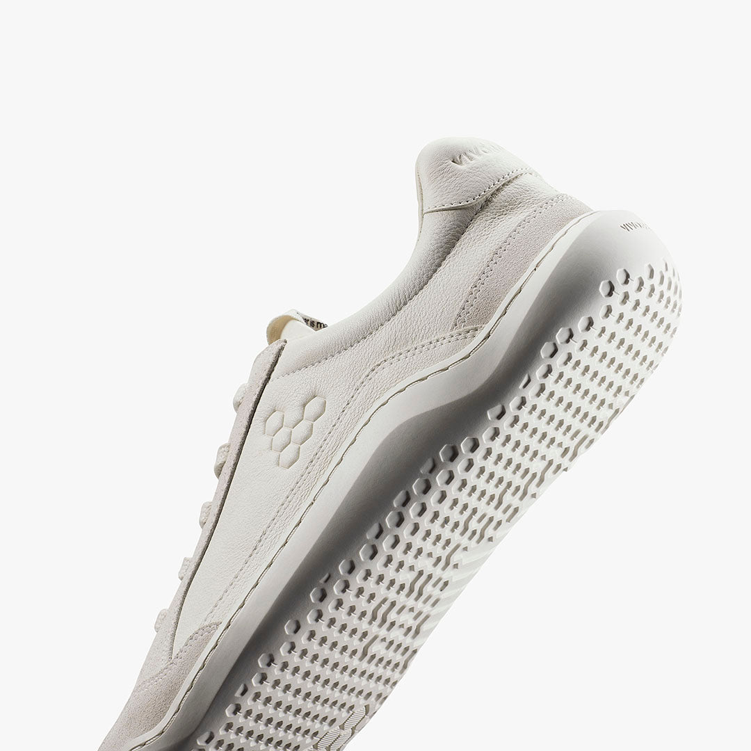 GOBI II SNEAKER PREMIUM LEATHER MENS LIMESTONE - Vivobarefoot