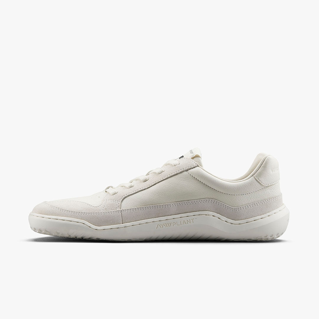 GOBI II SNEAKER PREMIUM LEATHER MENS LIMESTONE - Vivobarefoot