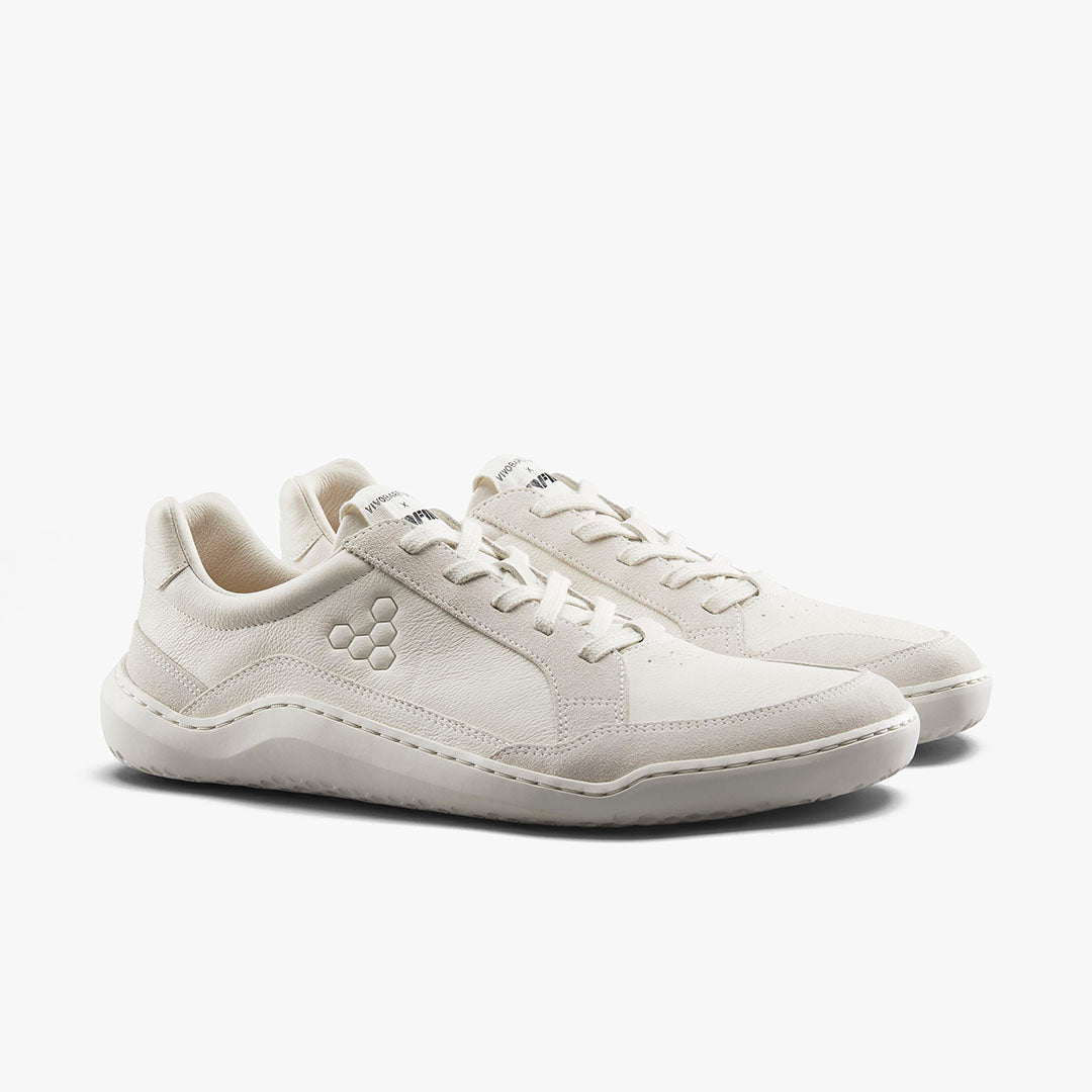 GOBI II SNEAKER PREMIUM LEATHER MENS LIMESTONE - Vivobarefoot