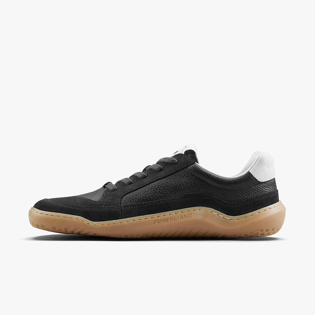 GOBI II SNEAKER PREMIUM LEATHER WOMENS OBSIDIAN - Vivobarefoot