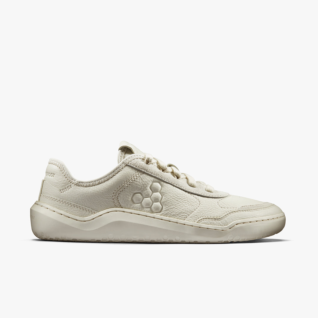 GOBI SNEAKER LEATHER MENS LIMESTONE - Vivobarefoot