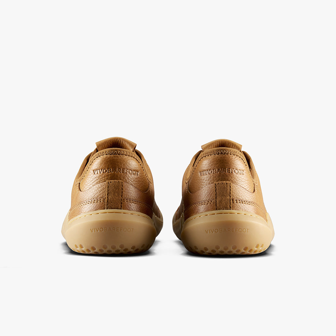 GOBI SNEAKER LEATHER MENS TAN - Vivobarefoot