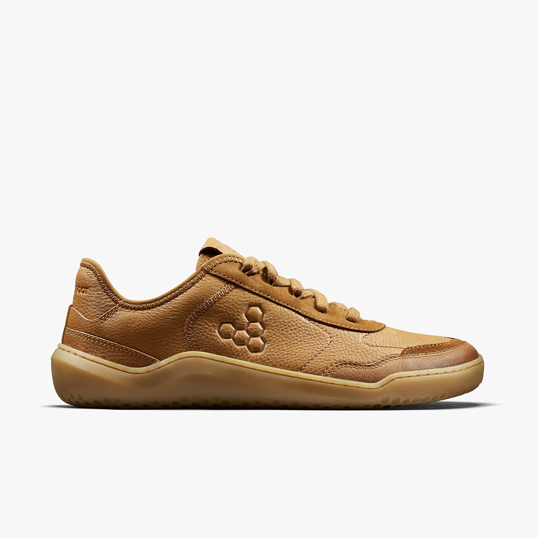 GOBI SNEAKER LEATHER MENS TAN - Vivobarefoot