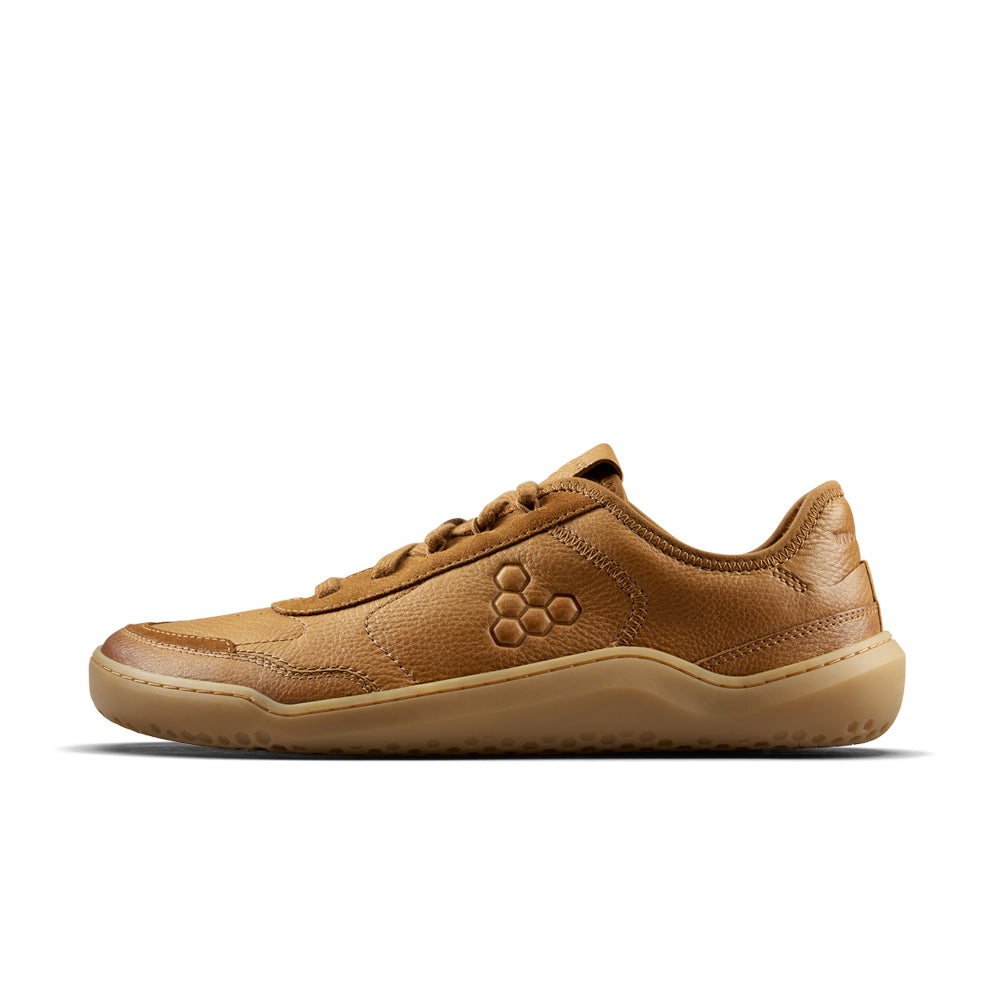 GOBI SNEAKER LEATHER MENS TAN - Vivobarefoot