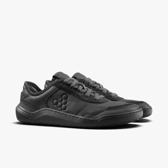 GOBI SNEAKER LEATHER MENS OBSIDIAN - Vivobarefoot