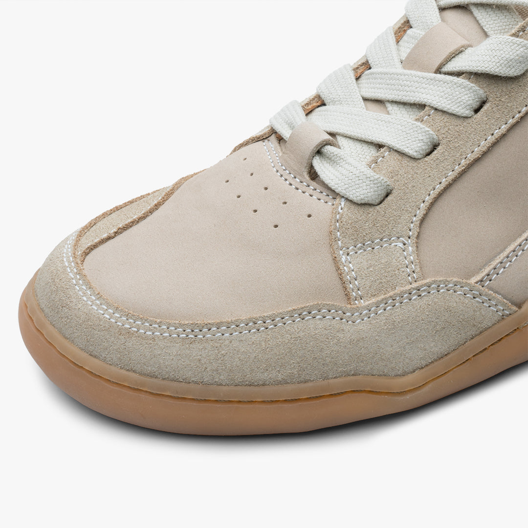 GOBI SNEAKER PREMIUM LEATHER WOMENS SAND - Vivobarefoot