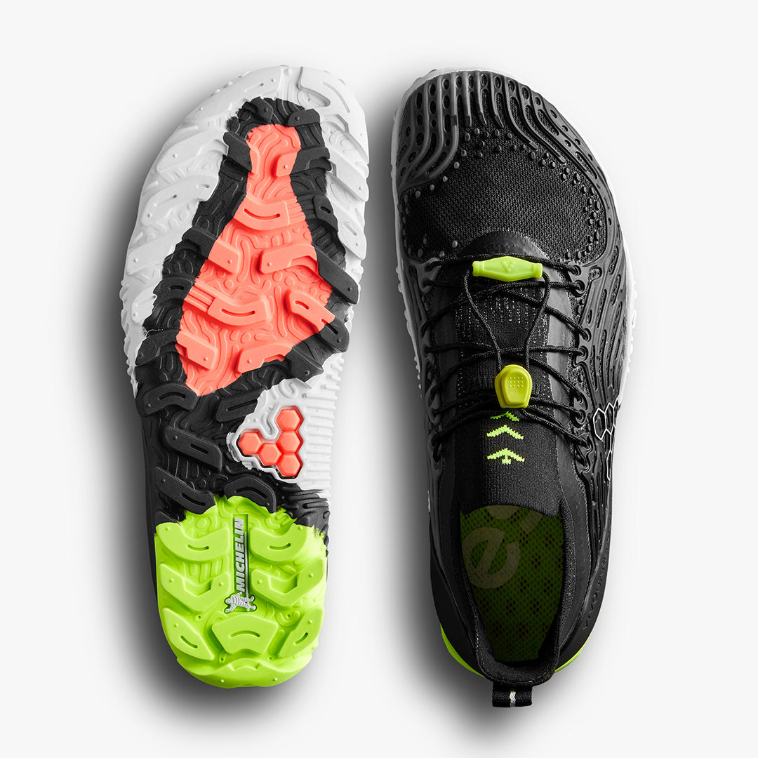 HYDRA ESC MENS OBSIDIAN/LEMON ZEST - Vivobarefoot