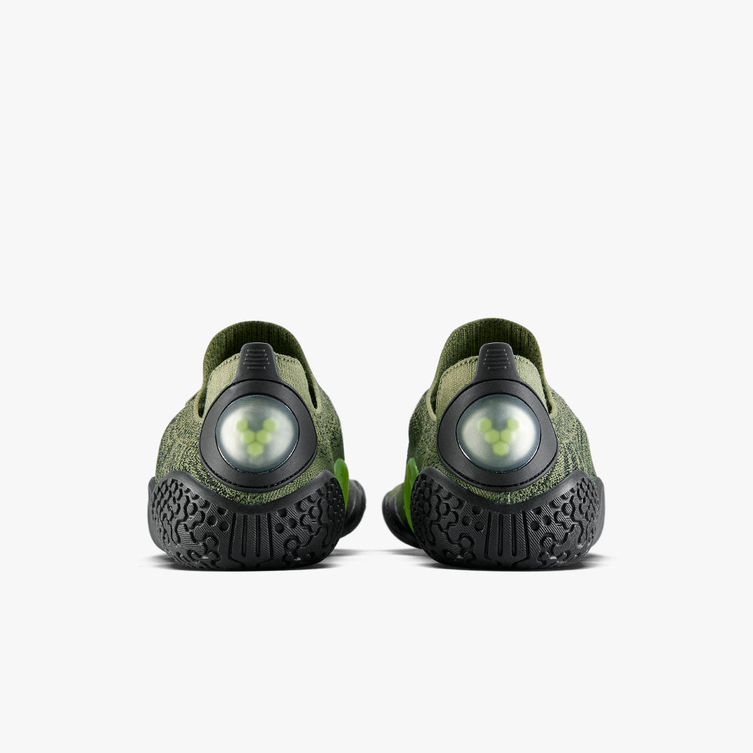 MOTUS FLEX WOMENS FOREST GREEN/ACID LIME - Vivobarefoot
