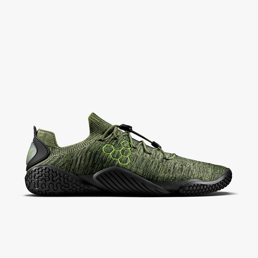 MOTUS FLEX WOMENS FOREST GREEN/ACID LIME - Vivobarefoot