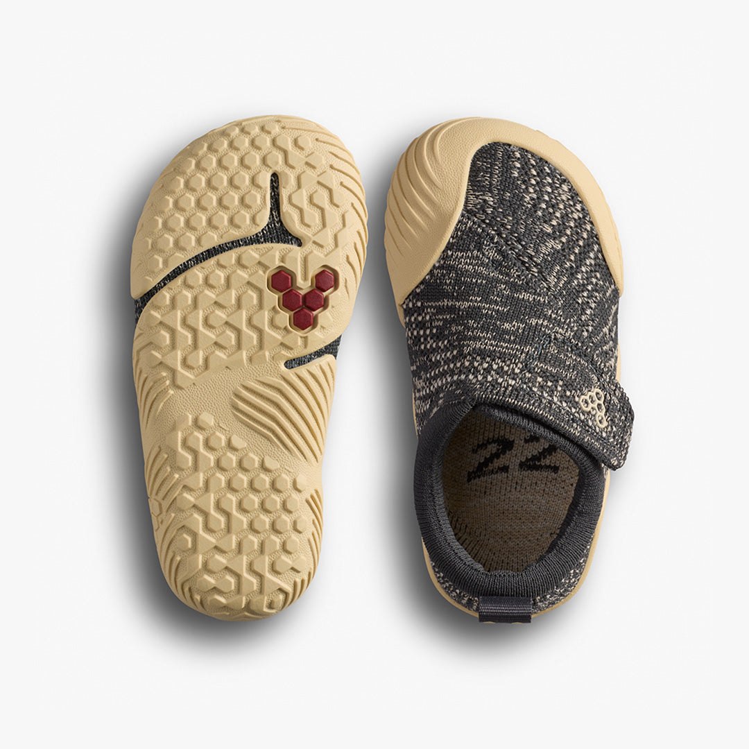 MOTUS KNIT TODDLERS WOODLAND GREY - Vivobarefoot