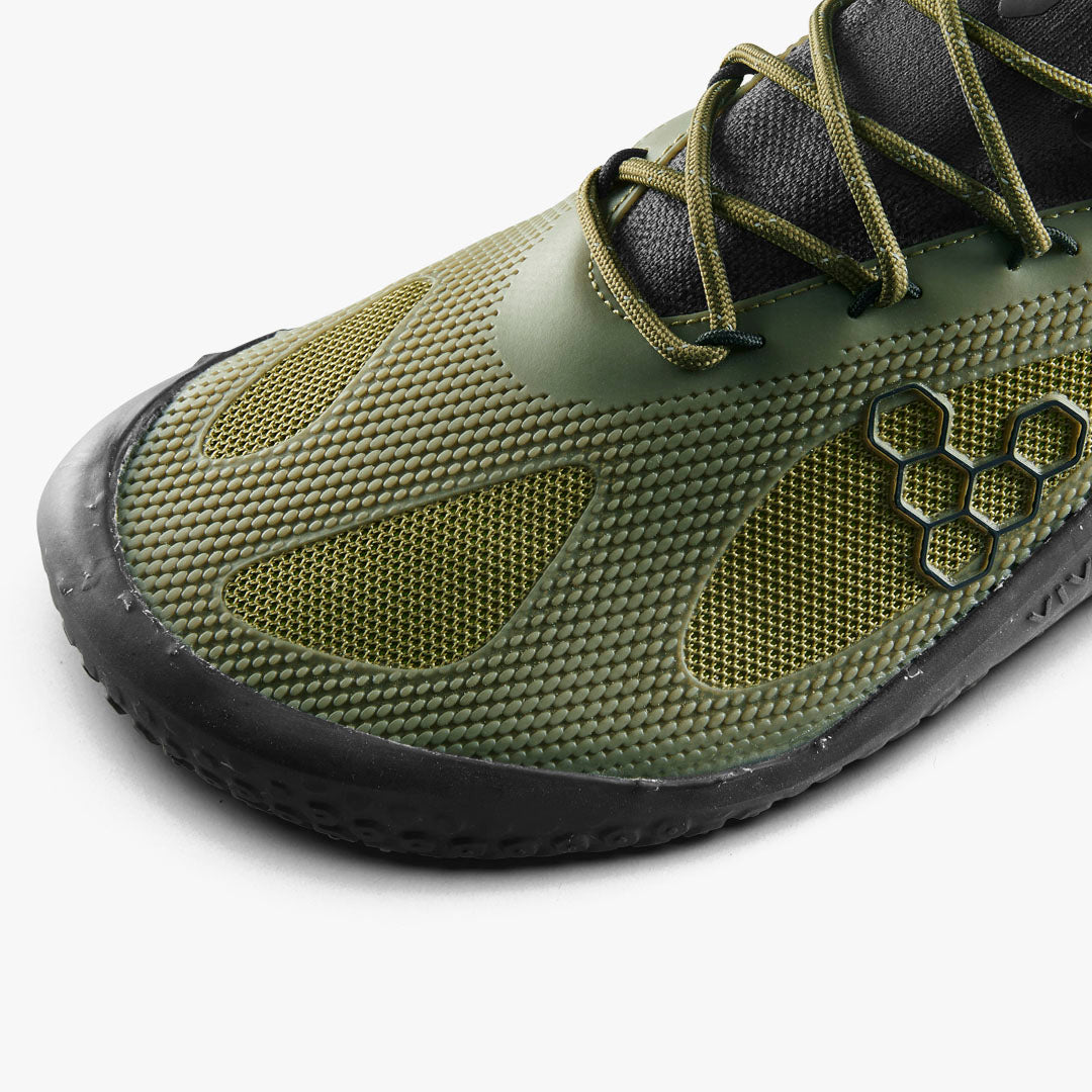 MOTUS STRENGTH WOMENS FOREST GREEN/ACID LIME - Vivobarefoot