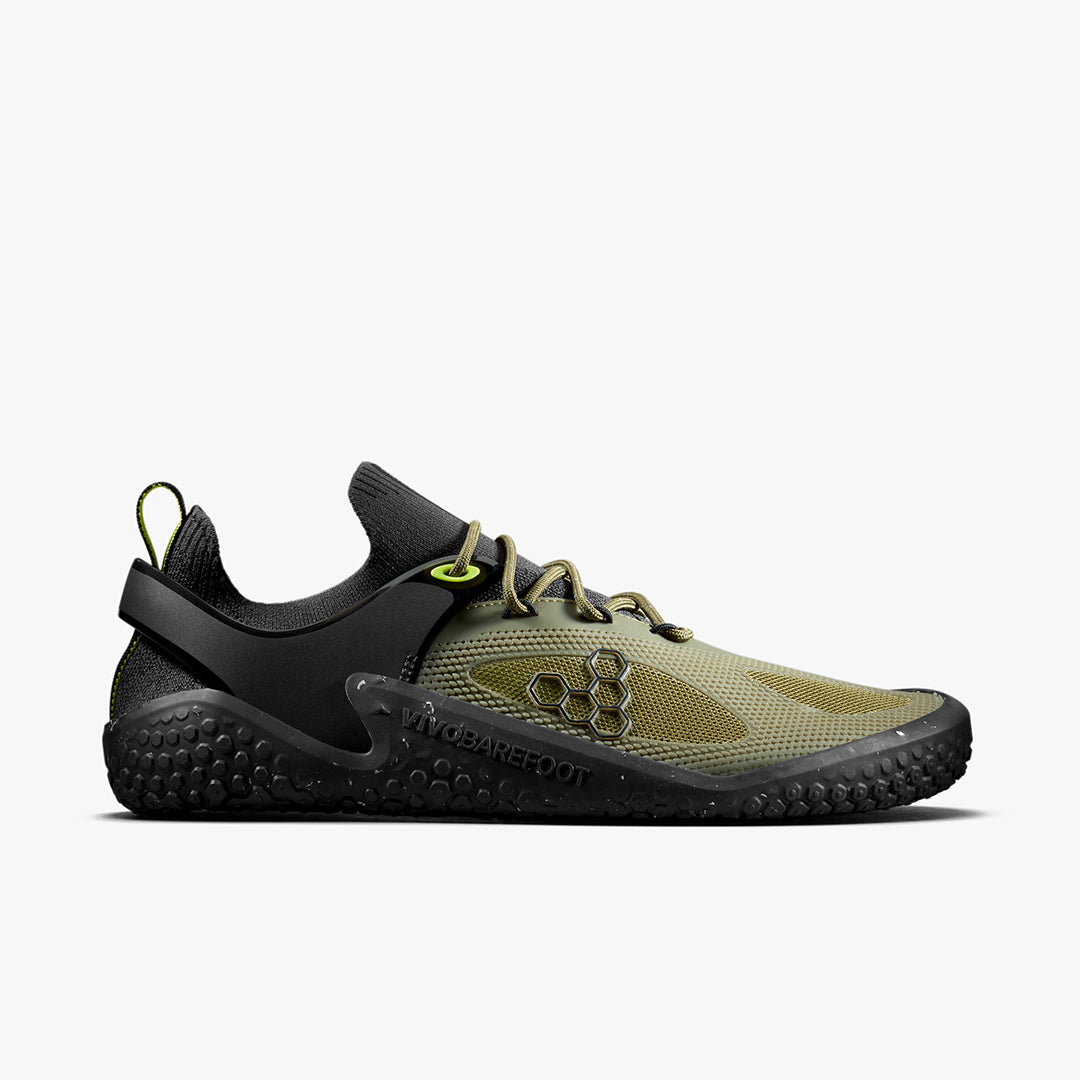MOTUS STRENGTH WOMENS FOREST GREEN/ACID LIME - Vivobarefoot