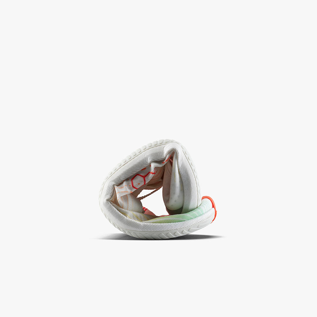 PRIMUS FLOW WOMENS BRIGHT WHITE/ NEON ORANGE - Vivobarefoot