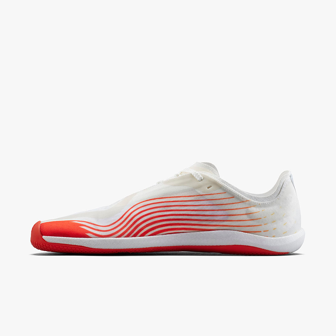 PRIMUS FLOW WOMENS BRIGHT WHITE/ NEON ORANGE - Vivobarefoot