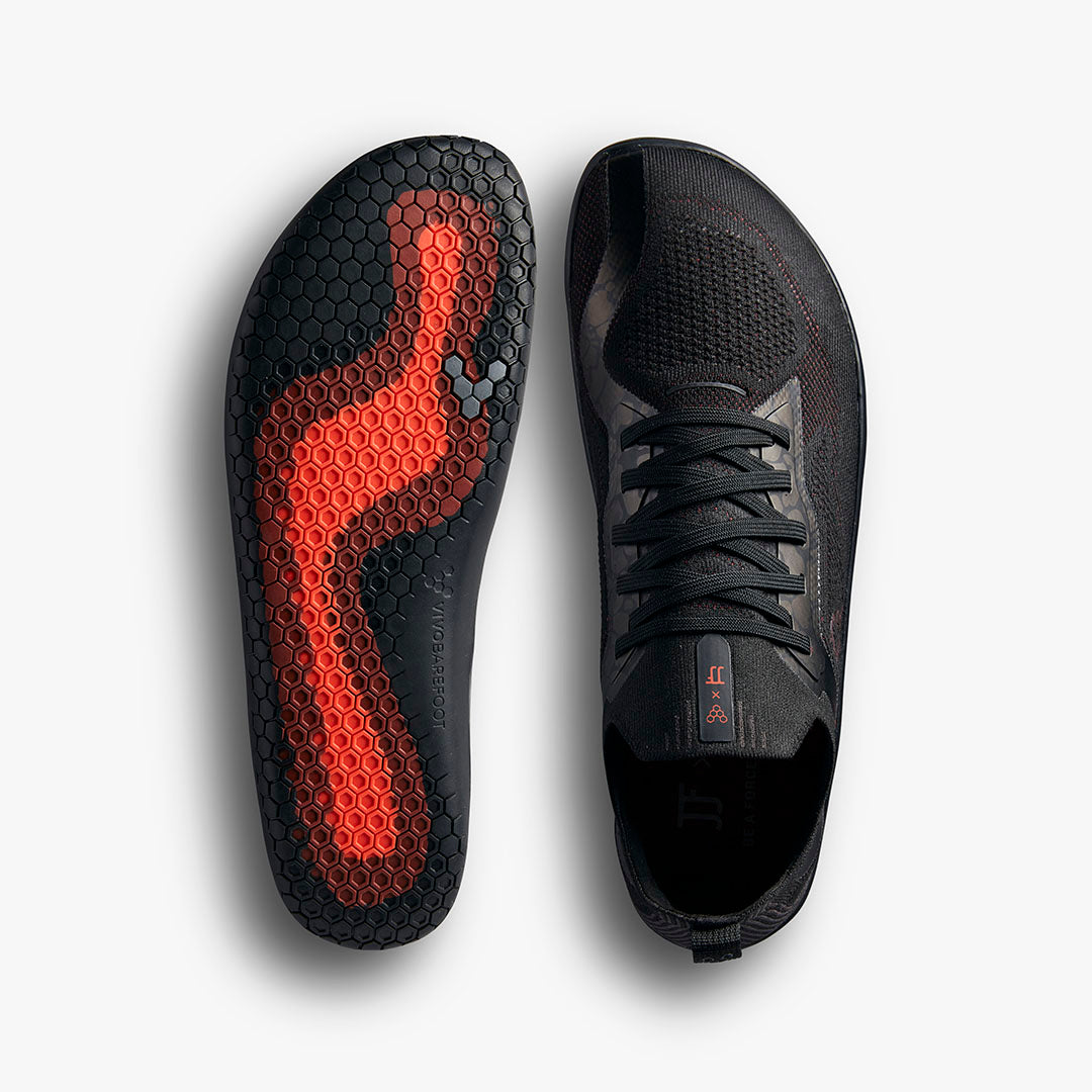 PRIMUS LITE KNIT JJF MENS OBSIDIAN CAMO - Vivobarefoot