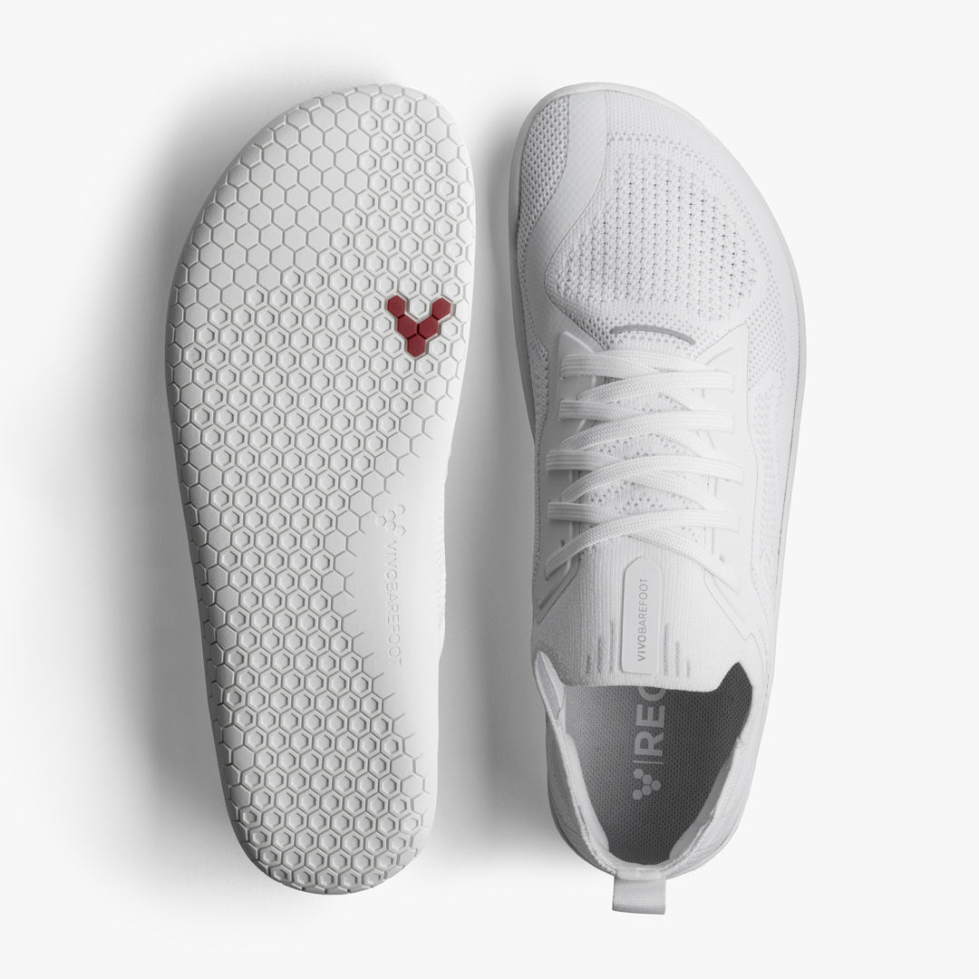 PRIMUS LITE KNIT MENS BRIGHT WHITE - Vivobarefoot