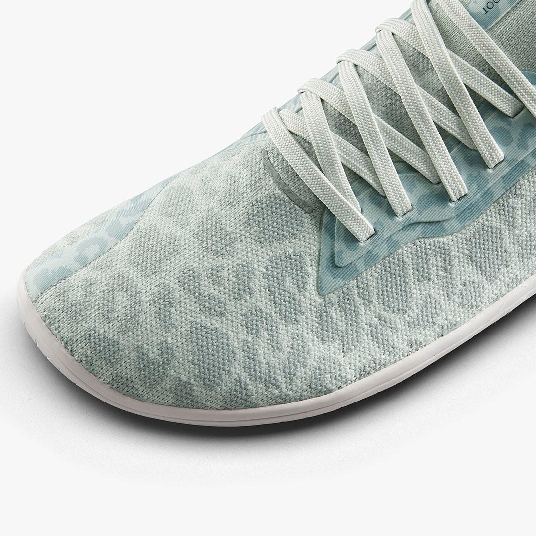 PRIMUS LITE KNIT WOMENS FROSTED MINT LEOPARD - Vivobarefoot