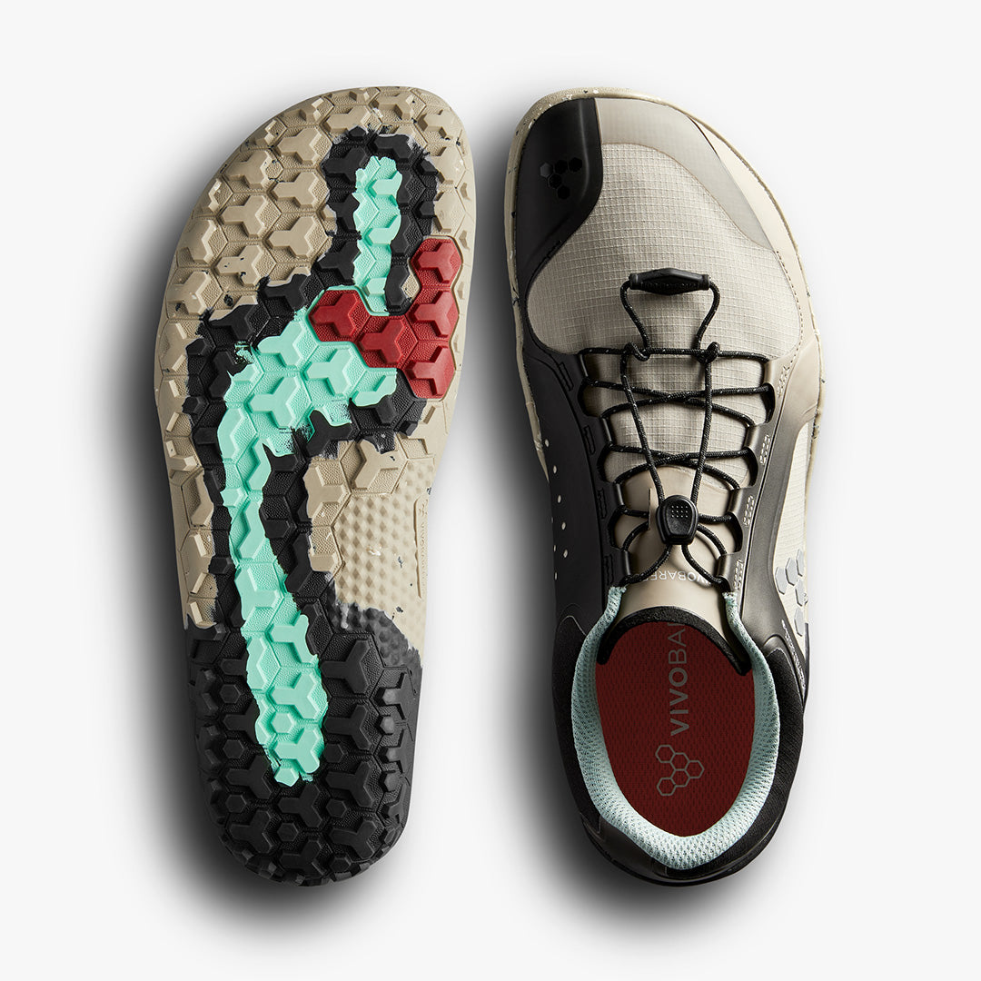 PRIMUS TRAIL III ALL WEATHER FG WOMENS PEBBLE - Vivobarefoot