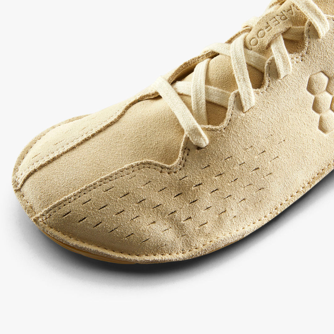 SENSUS MENS SUEDE BEIGE - Vivobarefoot