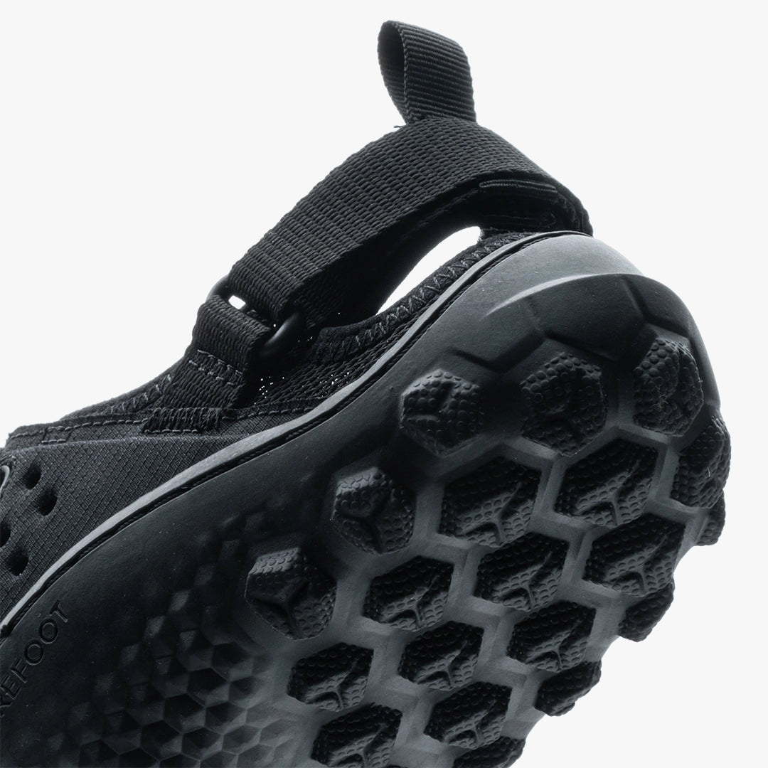 TRACKER SANDAL WOMENS OBSIDIAN - Vivobarefoot
