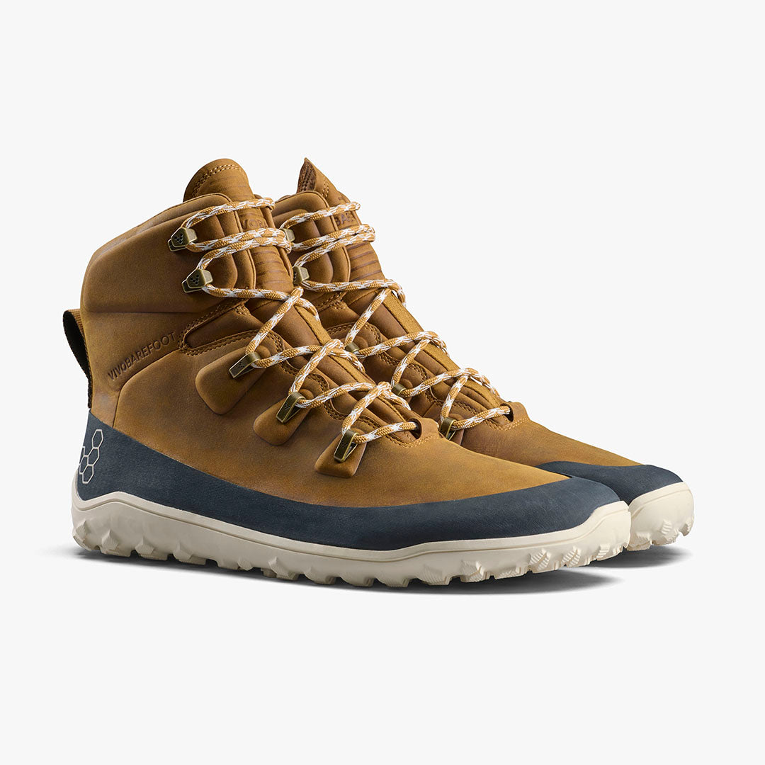 TRACKER LEATHER AT WOMENS ACORN - Vivobarefoot