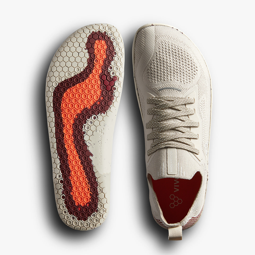 PRIMUS LITE KNIT MENS SILVER BIRCH - Vivobarefoot