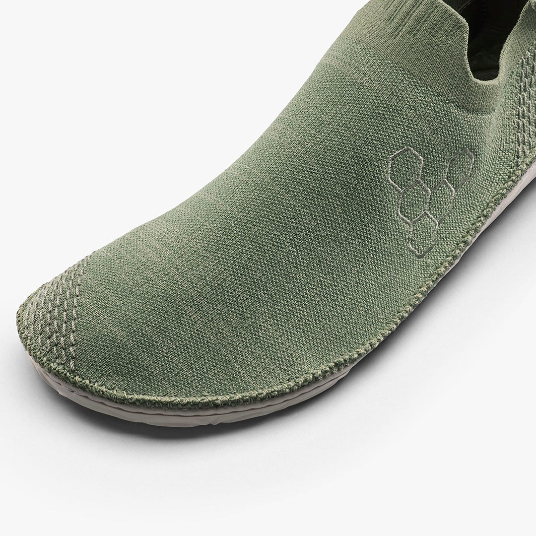 SENSUS SLIP ON KNIT MENS OLIVE NIGHT - Vivobarefoot