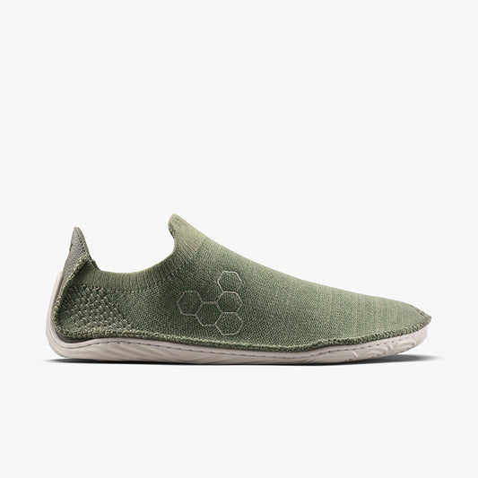 SENSUS SLIP ON KNIT MENS OLIVE NIGHT - Vivobarefoot