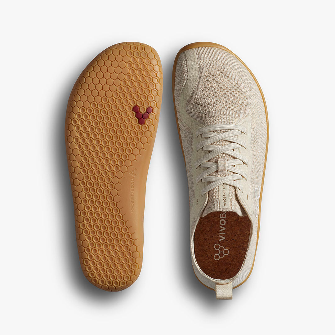 PRIMUS LITE KNIT NATURAL MENS COCONUT - Vivobarefoot