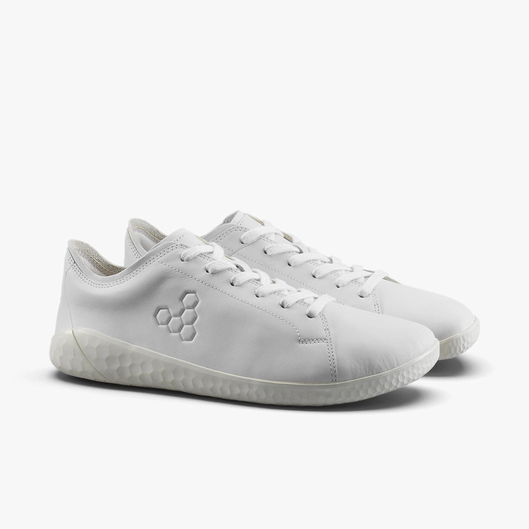 GEO COURT IV MENS BRIGHT WHITE - Vivobarefoot