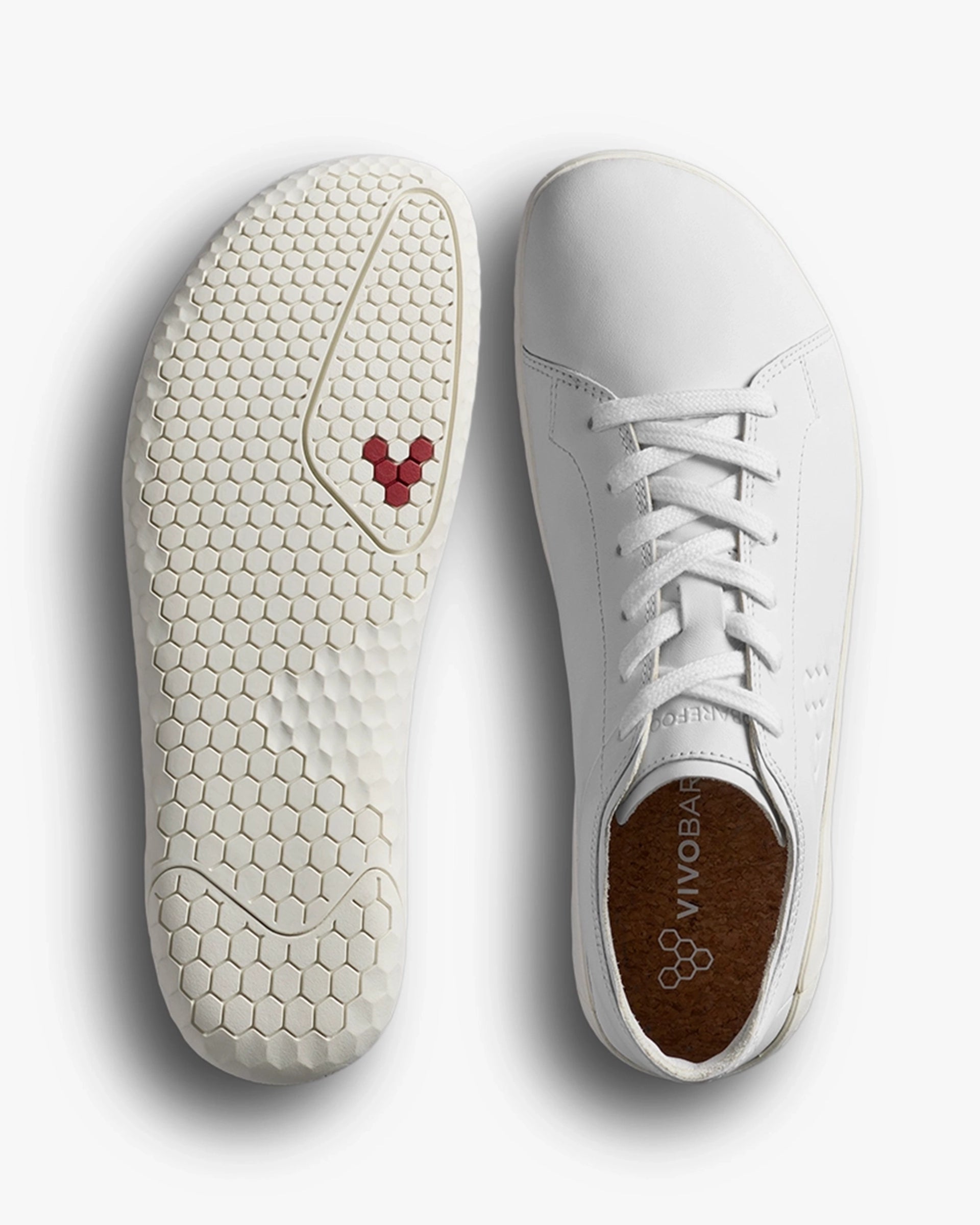 GEO COURT IV MENS BRIGHT WHITE - Vivobarefoot