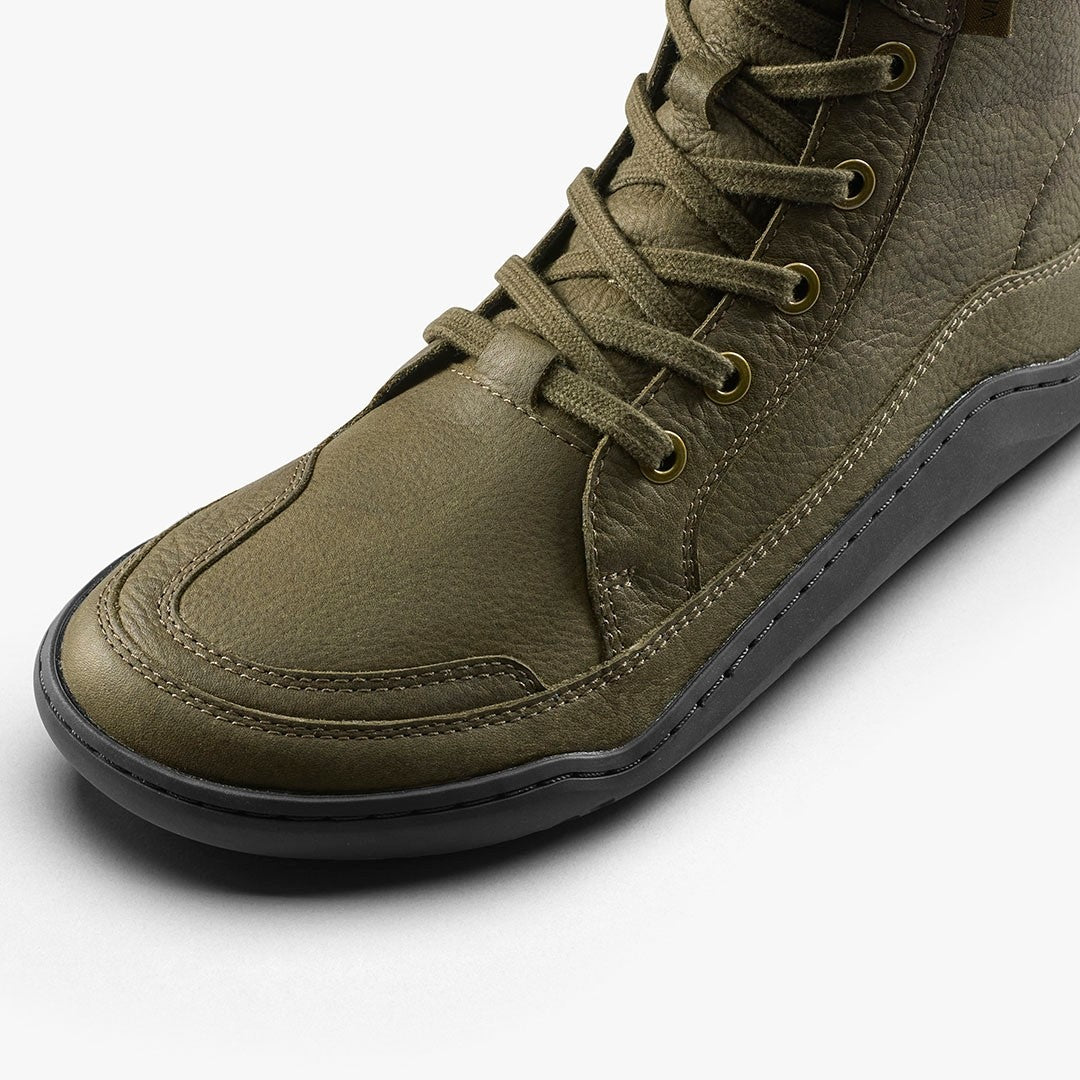 GOBI BOOT WOMENS DARK OLIVE - Vivobarefoot