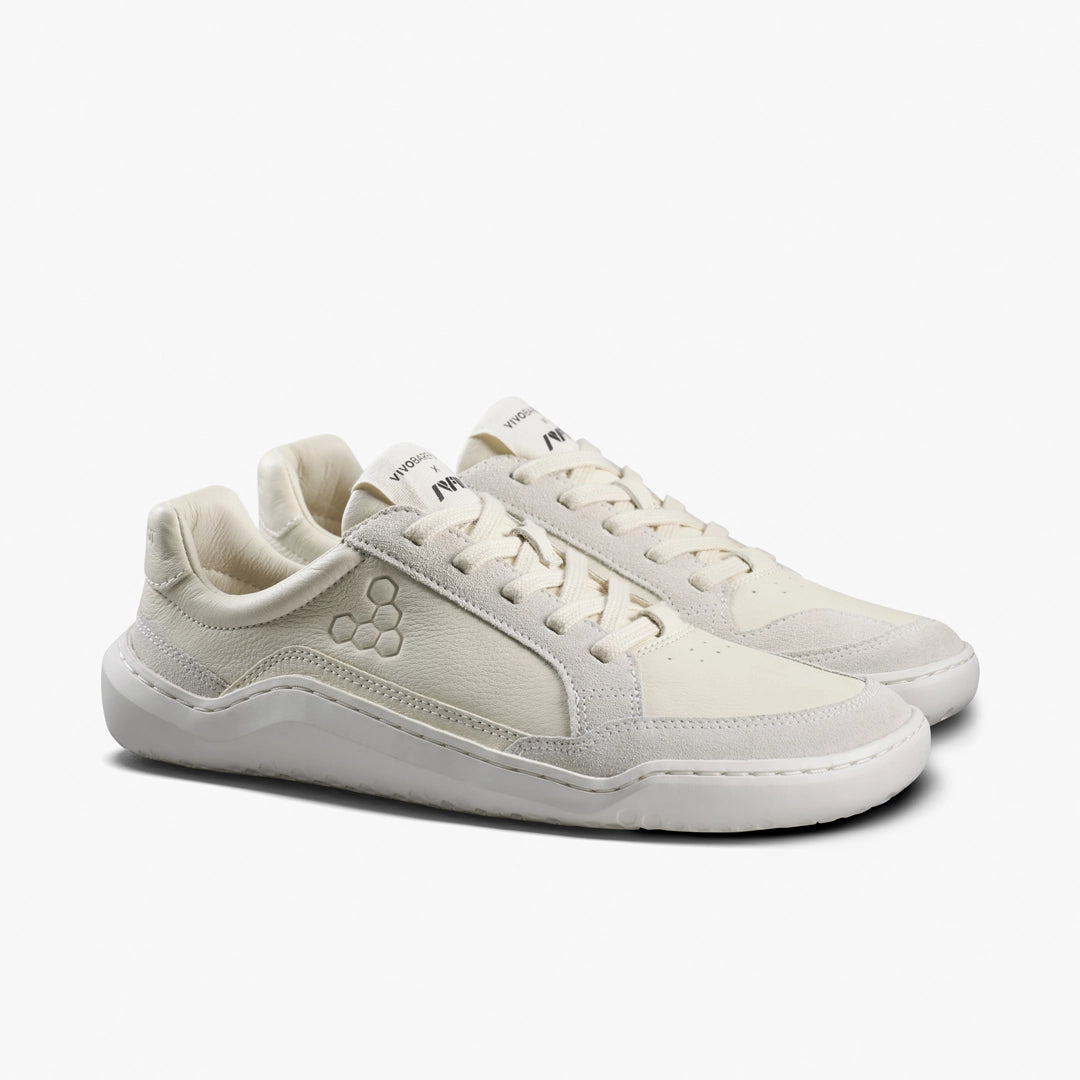 GOBI II SNEAKER LEATHER MENS LIMESTONE - Vivobarefoot
