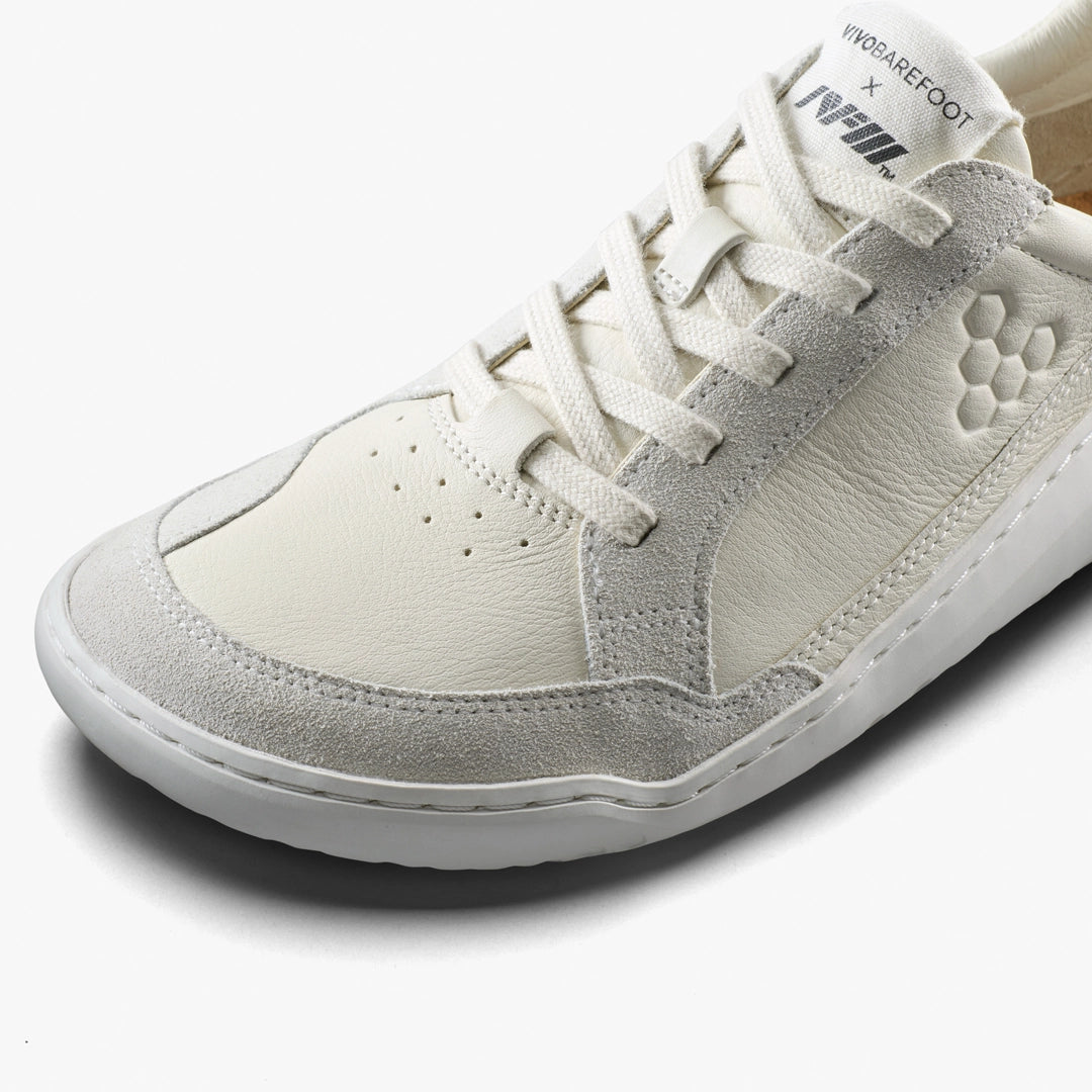 GOBI II SNEAKER LEATHER MENS LIMESTONE - Vivobarefoot