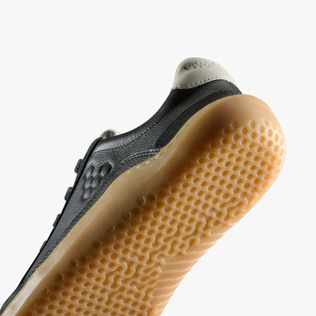 GOBI II SNEAKER LEATHER MENS OBSIDIAN - Vivobarefoot