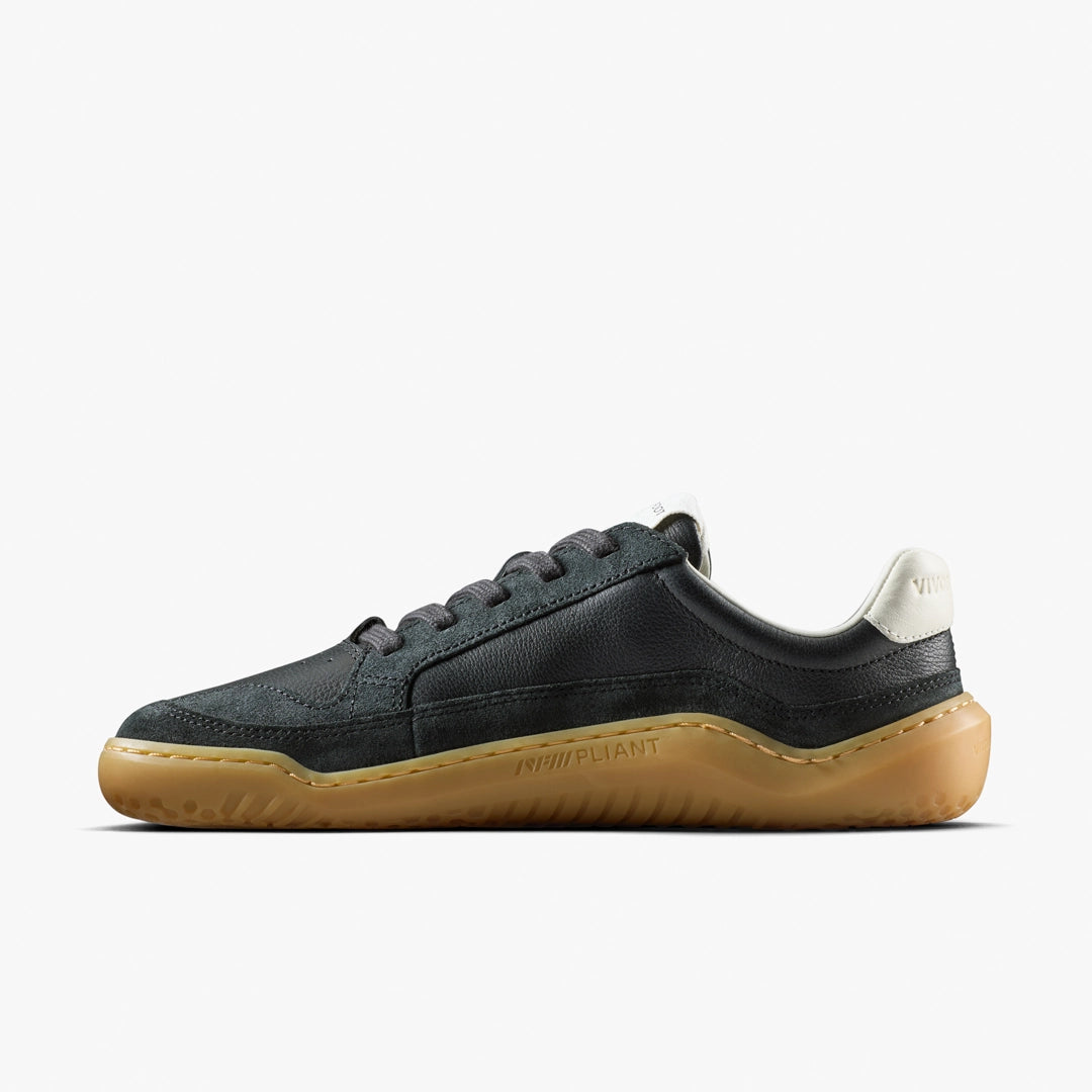 GOBI II SNEAKER LEATHER MENS OBSIDIAN - Vivobarefoot