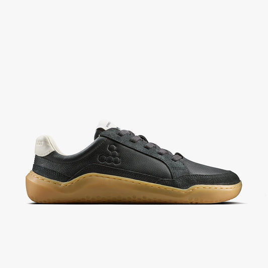 GOBI II SNEAKER LEATHER MENS OBSIDIAN - Vivobarefoot