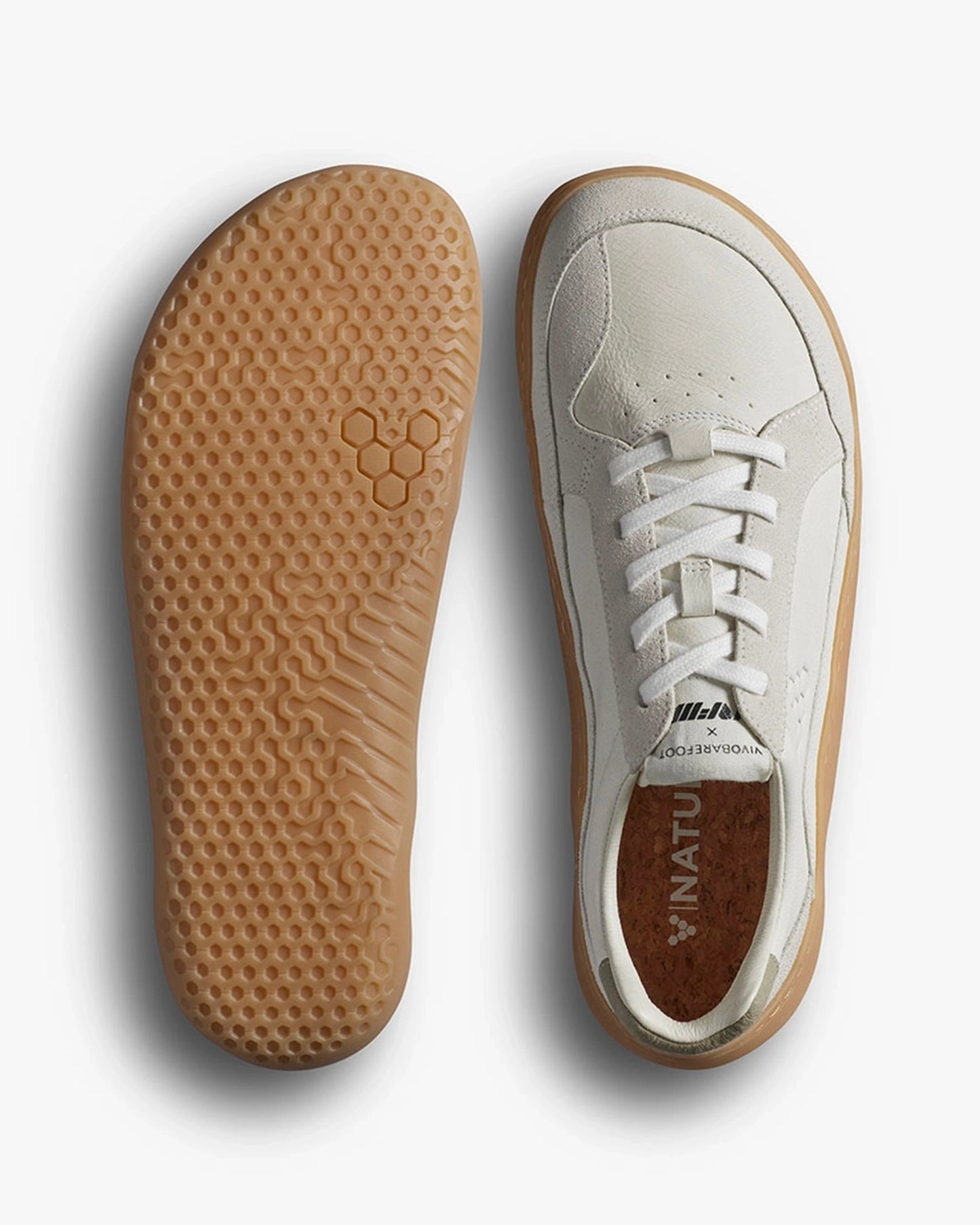 GOBI II SNEAKER PREMIUM LEATHER WOMENS LIMESTONE DUSTY GREEN - Vivobarefoot