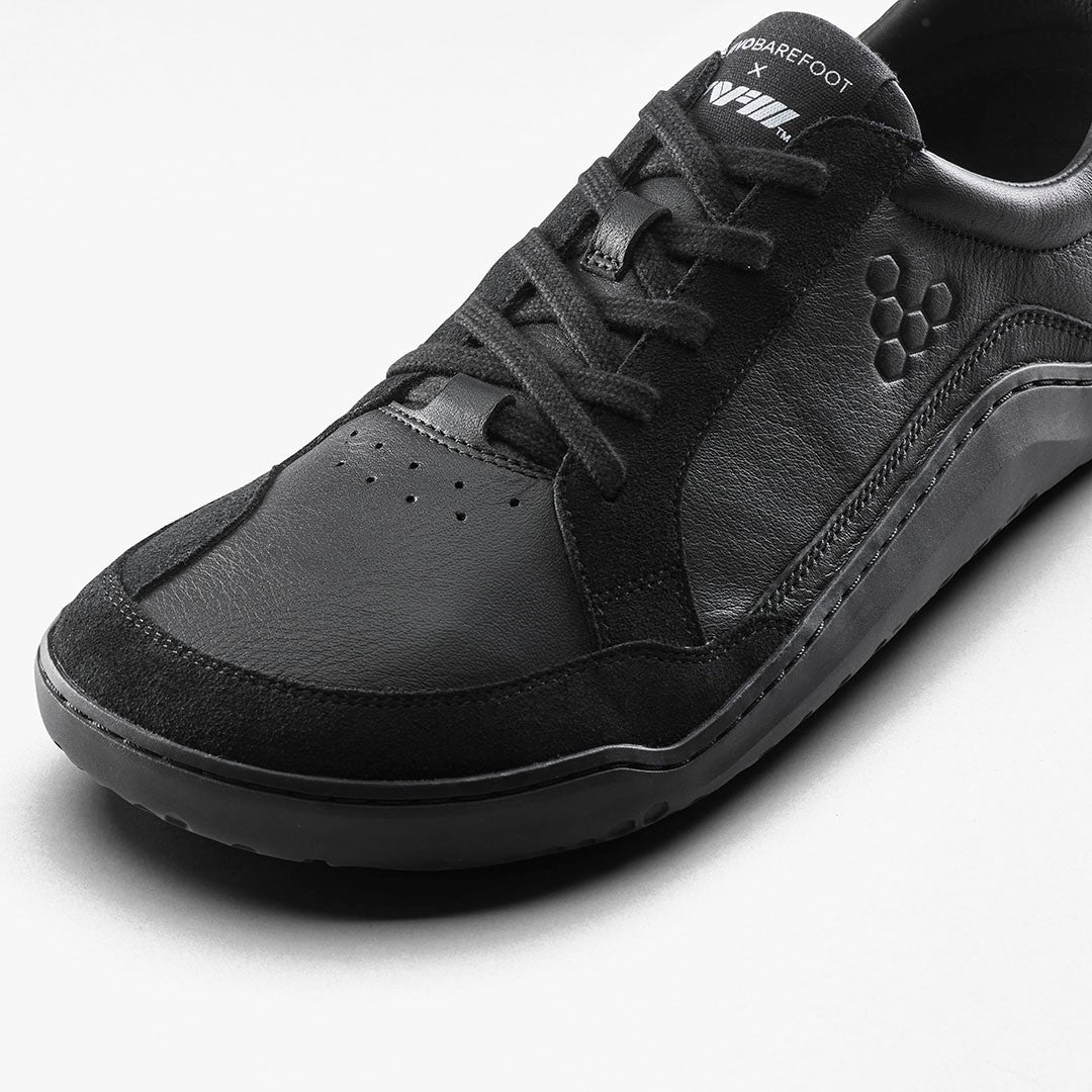 GOBI II SNEAKER PREMIUM
LEATHER  MENS TRIPLE OBSIDIAN - Vivobarefoot