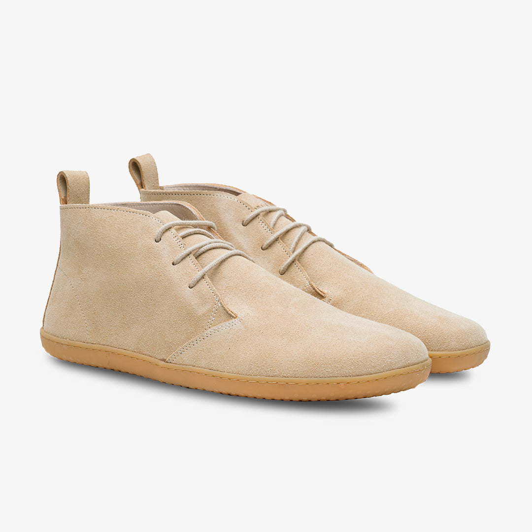GOBI III SUEDE MENS NATURAL - Vivobarefoot