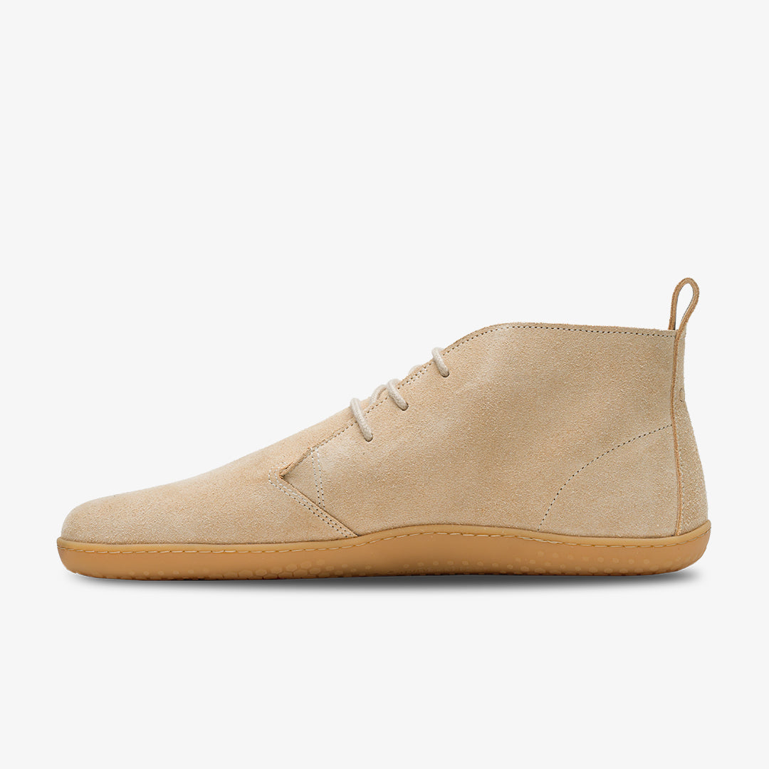 GOBI III SUEDE MENS NATURAL - Vivobarefoot