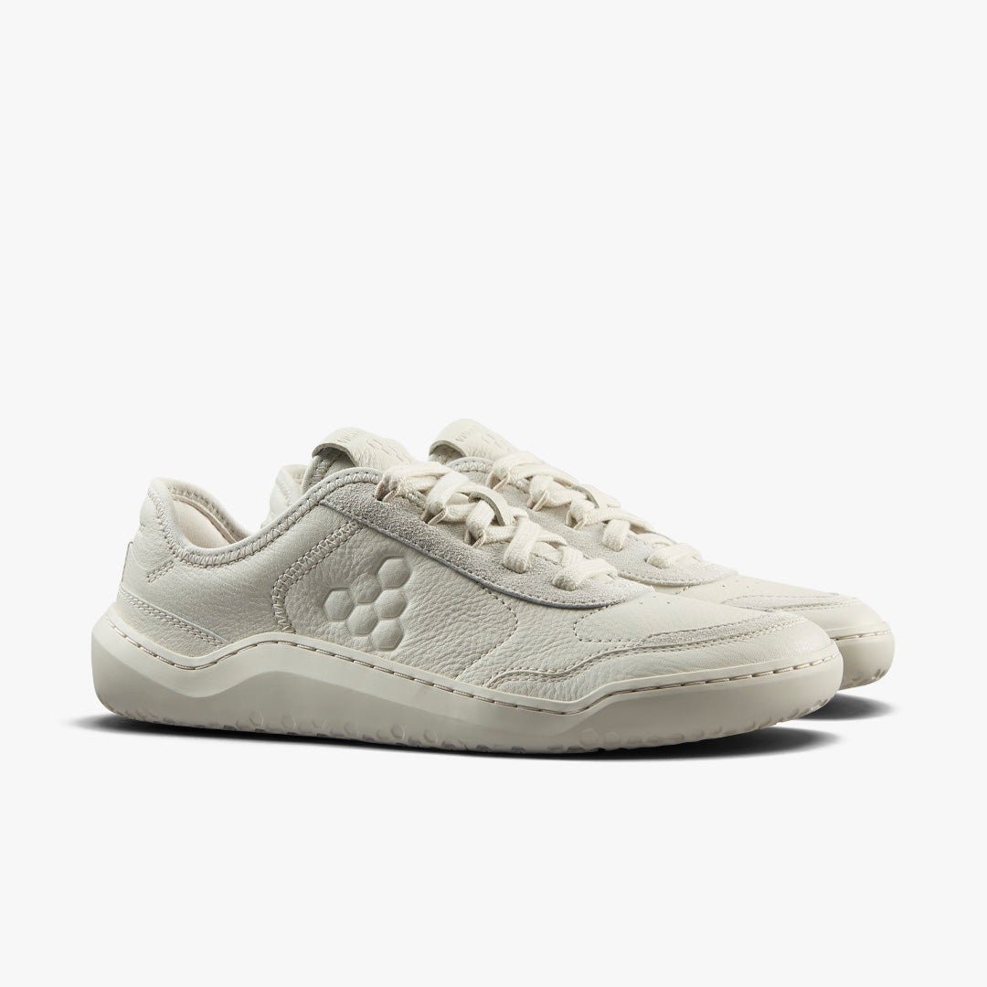 GOBI SNEAKER LEATHER MENS LIMESTONE - Vivobarefoot