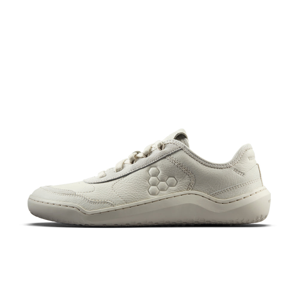 GOBI SNEAKER LEATHER WOMENS LIMESTONE - Vivobarefoot