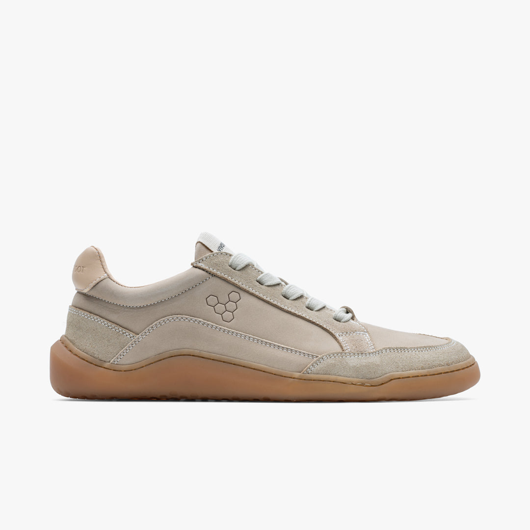 GOBI SNEAKER PREMIUM LEATHER WOMENS SAND - Vivobarefoot